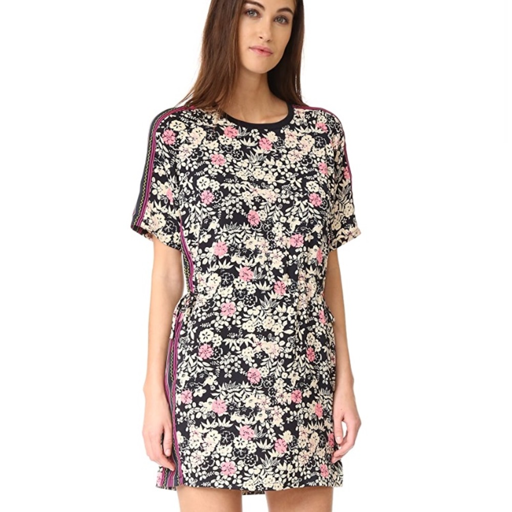 Scotch and soda maison floral dress elastic waist